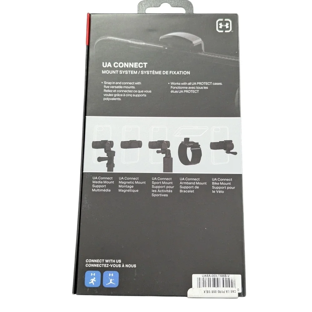 F4. Under Armour Verge Case for Samsung Galaxy S8 In Smoke. Works‎ W/UA Connect